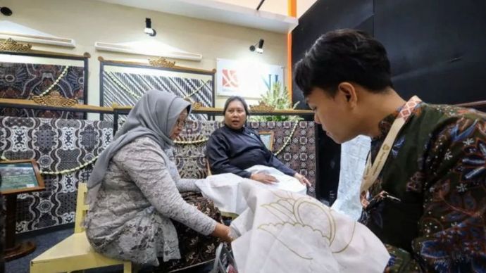 Ilustrasi UMKM pengrajin batik binaan PT Bank Negara Indonesia (Persero) Tbk atau BNI.