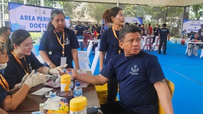 Mantan Kepala Divisi Profesi dan Pengamanan (Kadiv Propam) Polri Ferdy Sambo menjalani pemeriksaan kesehatan di Lapas Kelas IIA Cibinong, Kabupaten Bogor, Jawa Barat