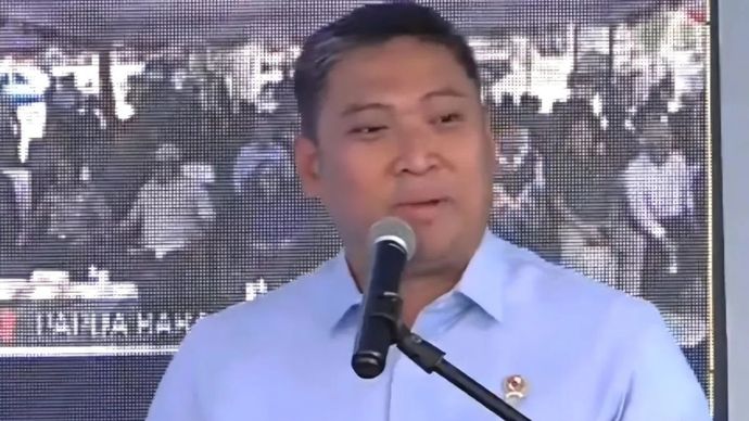 Tangkapan layar Kepala BGN Sudaryono dalam peresmian SPPG di wilayah 3T dan stunting tinggi secara serentak di Kabupaten Takalar, Sulawesi Selatan, Jumat, 2 Oktober 2026.