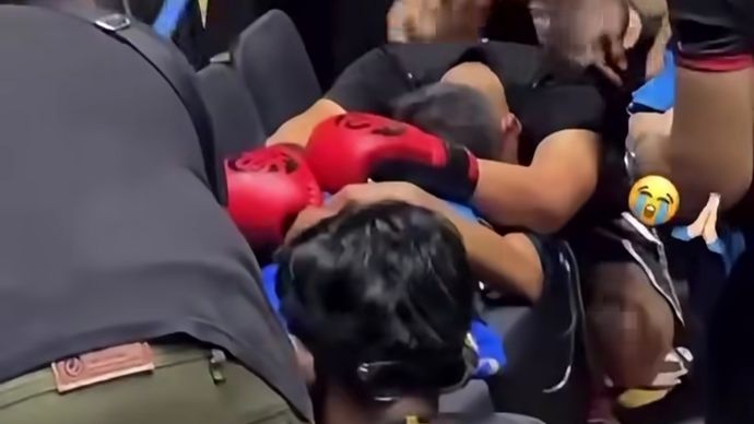 Vicky Prasetyo nangis lihat Dede Sunandar tak sadarkan diri usai kena tinju