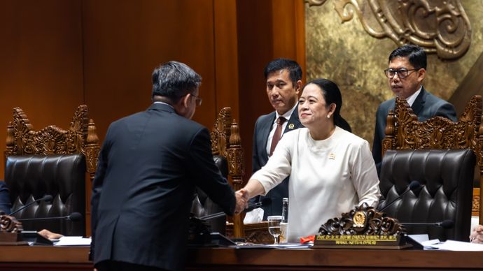 Ketua DPR RI sekaligus Ketua DPP PDIP Puan Maharani. 