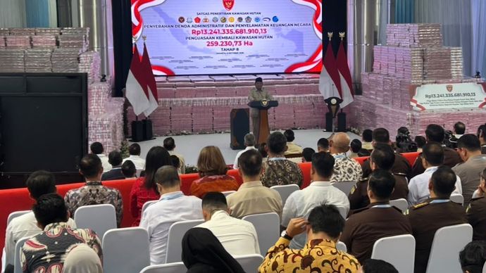 Prabowo Subianto di Kejaksaan Agung