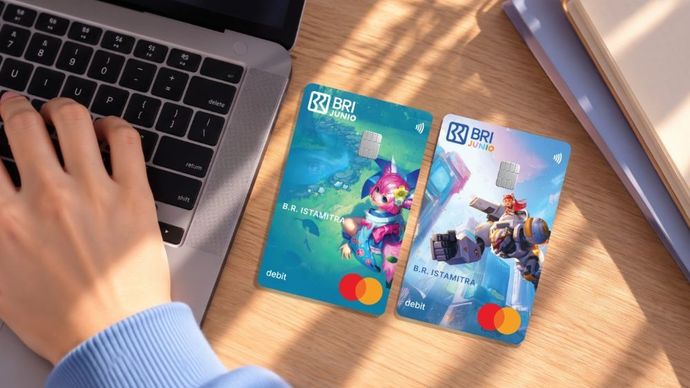 PT Bank Rakyat Indonesia (Persero) Tbk atau BRI berkolaborasi dengan Mobile Legends: Bang Bang (MLBB) menghadirkan Program BRI Junio dengan Kartu Debit edisi khusus. (Foto: Dok/Istimewa/BRI)