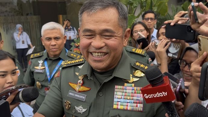 Kepala Staf TNI Angkatan Darat (KSAD) Jenderal TNI Maruli Simanjuntak