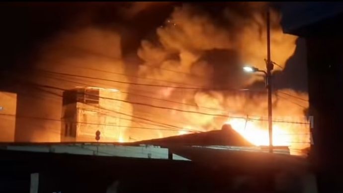 Kebakaran Rumah di Senen Jakarta Pusat
