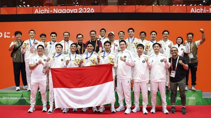 Enam medali dipersembahkan tim bulu tangkis Indonesia pada Asian Games Aichi-Nagoya 2026. (Foto: Dok/Istimewa)
