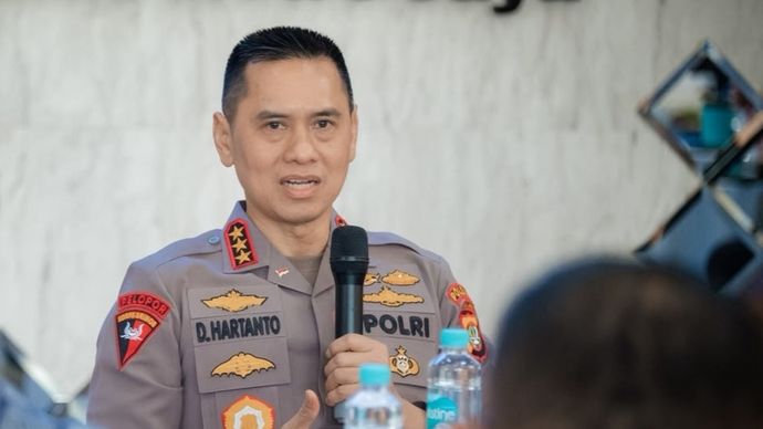 Kapolda Metro Jaya Komjen Pol. Dadang Hartanto. 