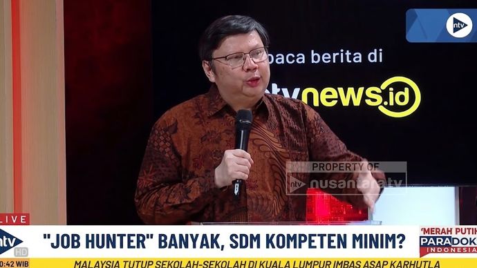 Peneliti Senior Lembaga Demografi FEB UI, Turro Selrits Wongkaren, S.E, M.A, Ph.D dalam program Merah Putih Paradoks Indonesia di Nusantara TV