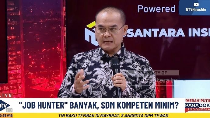 Dirjen Pendidikan Menengah dan Pendidikan Khusus Kemendikdasmen, Tatang Muttaqin, Ph.D. dalam program Merah Putih Paradoks Indonesia di Nusantara TV