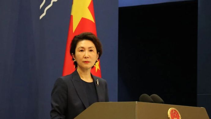 Juru Bicara Kementerian Luar Negeri China Mao Ning. 