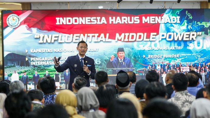 Menko AHY: Indonesia Harus Jadi Influential Middle Power, Bukan Terjebak Rivalitas Kekuatan Besar  