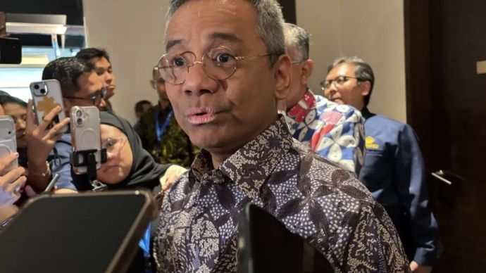 Arsip - Menteri Keuangan Suahasil Nazara menjawab pertanyaan wartawan dalam wawancara cegat usai kegiatan ANTARA Business Forum di Jakarta, Rabu, 23 September 2026. 