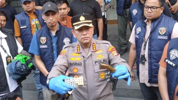 Kapolres Metro Jakarta Barat Kombes Pol Nasriadi. 