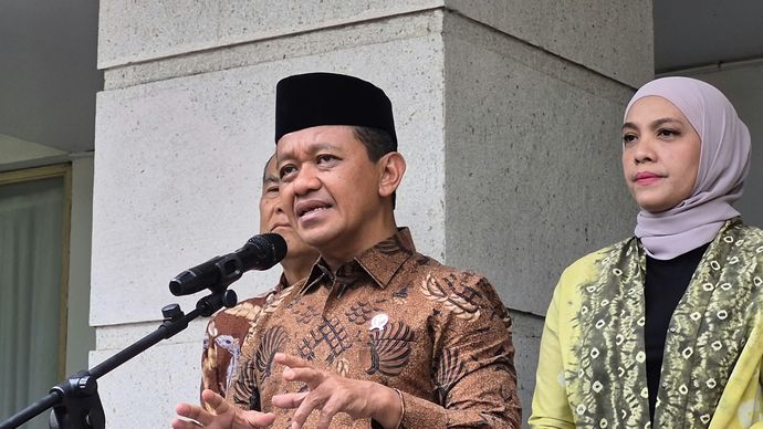 Menteri Koordinator Bidang Hilirisasi dan Transisi Energi (Menko Hiltrans) merangkap Menteri Energi dan Sumber Daya Mineral (ESDM) Bahlil Lahadalia