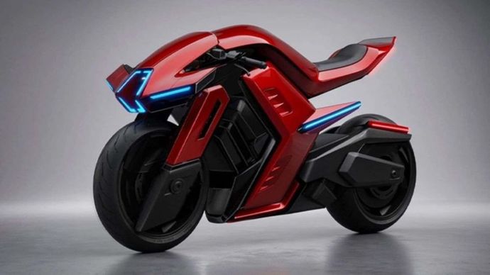 Motor Listrik futuristik Furion Taran punya tenaga 326 HP. (Foto: Furion Motorcycles) 
