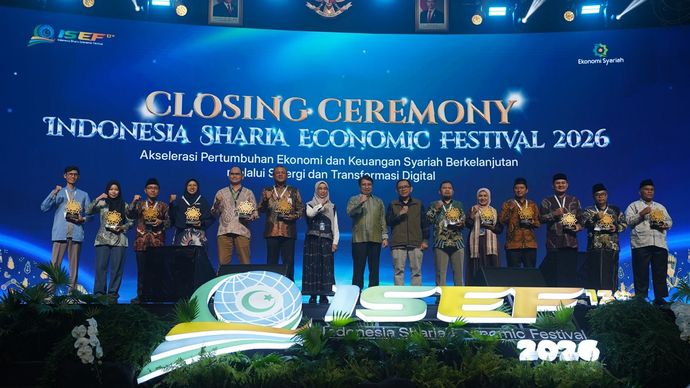 Indonesia Sharia Economic Festival (ISEF) ke-13 tahun 2026 mencatat capaian positif dalam memperkuat industri halal serta memperluas peluang usaha dan pembiayaan syariah.
