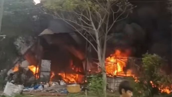 Kebakaran di Bogor