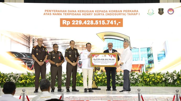 BPA Kejaksaan kembalikan duit korban Indosurya Rp229,4 miliar. 