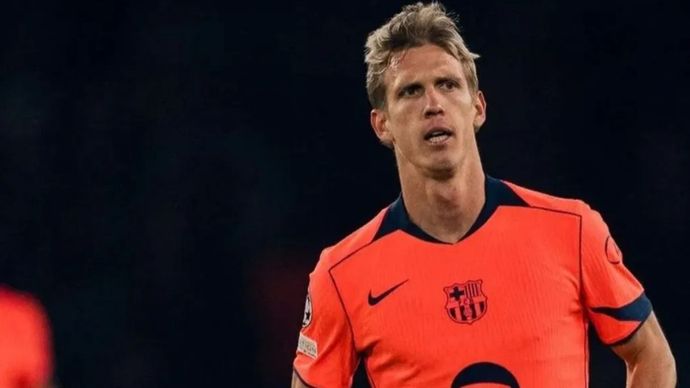 Gelandang Barcelona asal Spanyol, Dani Olmo.