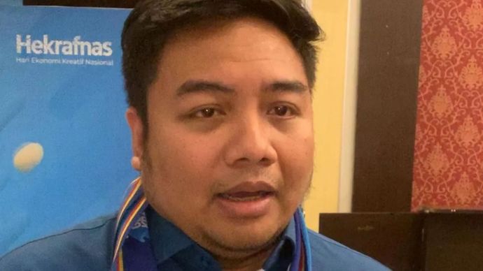 Ketua Umum Gerakan Ekonomi Kreatif Nasional (Gekrafs) Kawendra Lukistian.
