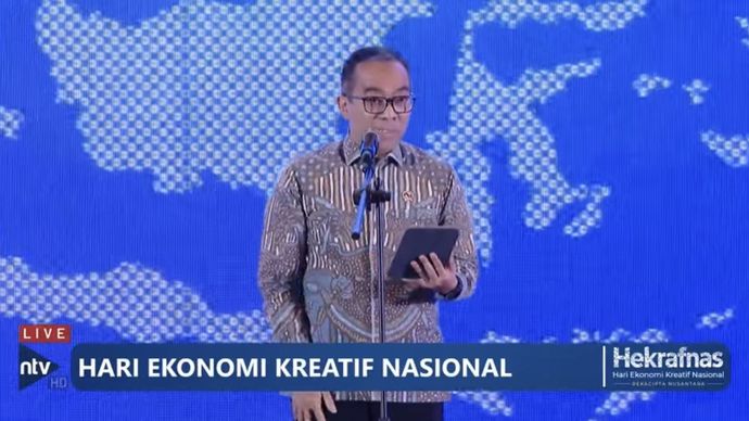 Menteri Pendidikan Tinggi, Sains, dan Teknologi (Mendiktisaintek) sekaligus Wakil Ketua Dewan Kehormatan Dewan Pimpinan Pusat (DPP) Gerakan Ekonomi Kreatif Nasional (GEKRAFS), Brian Yuliarto