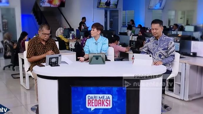 Dari Meja Redaksi Nusantara TV menggelar dialog dengan tajuk "Asap Karhutla Melintas Batas ASEAN, Siapa Terdampak?" pada Senin, 26 Oktober 2026.