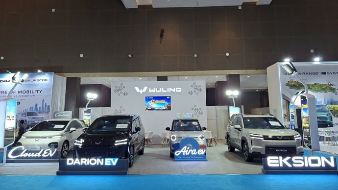Wuling menghadirkan jajaran kendaraan listrik secara Lengkap di PEVS 2026. (Foto: Dok/Istimewa/Wuling Motors)