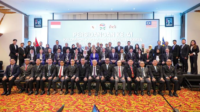 Indonesia dan Malaysia perkuat kerja sama. 