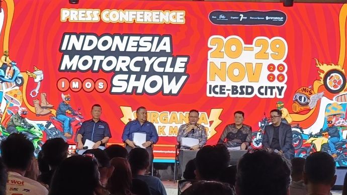IMOS 2026 dijadwalkan berlangsung pada 20-29 November 2026 di Indonesia Convention Exhibition (ICE) BSD City, Kabupaten Tangerang, Banten. (Foto: Adiantoro/NTV)