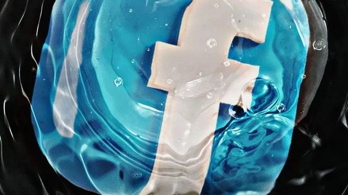 Ilustrasi - Logo Facebook.