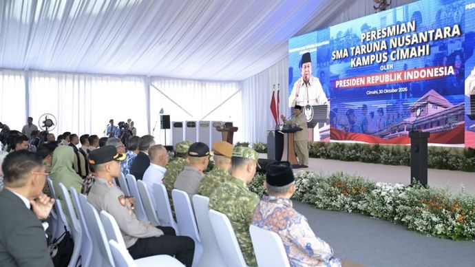  Prabowo Resmikan SMA Taruna Nusantara Kampus Cimahi