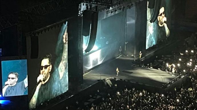 Ilustrasi - Penampilan band heavy metal Avenged Sevenfold (A7X) dalam gelaran konser yang berlangsung di Jakarta International Stadium (JIS), Jakarta, Sabtu, 10 Oktober 2026