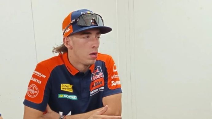 Pembalap Red Bull KTM Factory Racing Pesro Acosta.