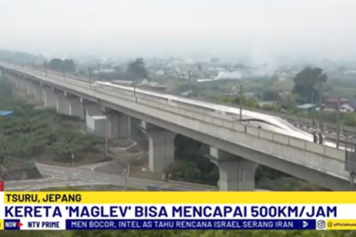 Wow Jepang Ciptakan Kereta Super Cepat Maglev Bisa Mencapai 500km