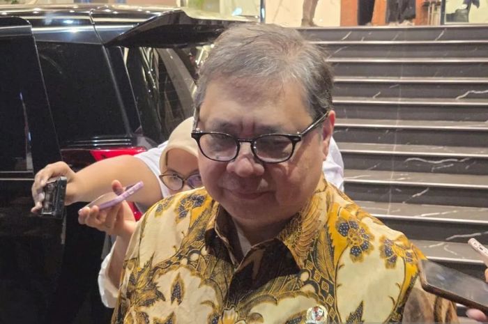 Menteri Koordinator (Menko) Bidang Perekonomian Airlangga Hartarto saat ditemui di Kantor Kementerian Koordinator Bidang Perekonomian, Jakarta, Senin, 22 Juni 2026