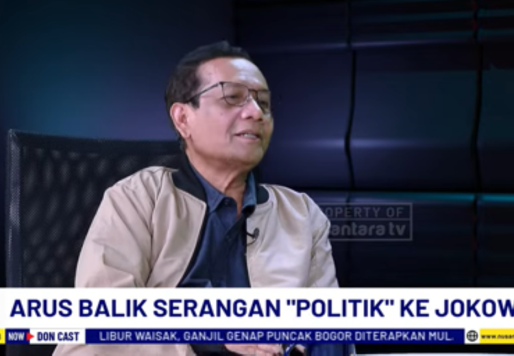 NTV DonCast: Serangan "Politik" ke Keluarga Jokowi, Mahfud MD: Mereka Khawatir Ada Gibran 2029