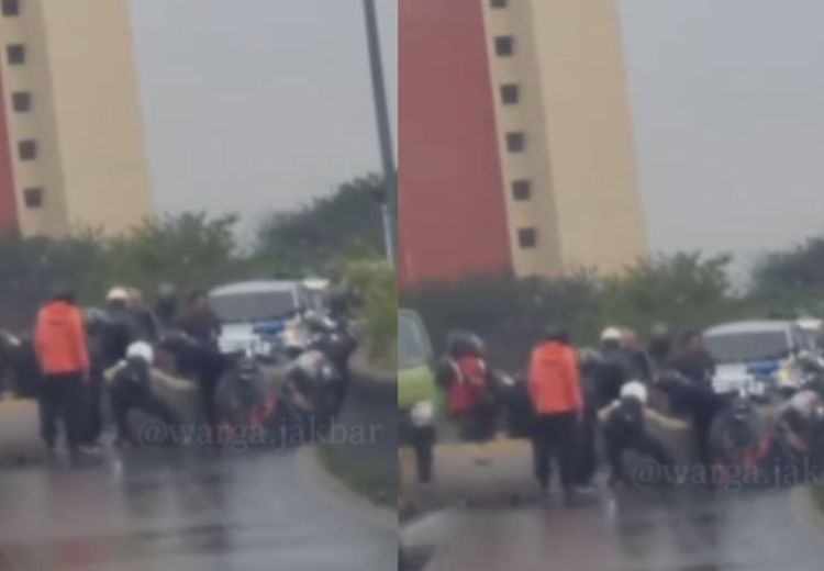 Kecelakaan di Fly Over Pesing: Truk Tabrak Separator dan Hantam Pemotor dari Arah Berlawanan