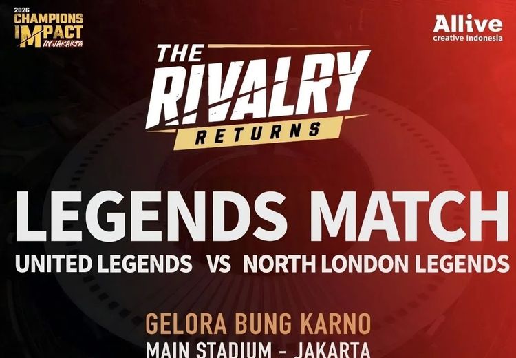 United Legends dan North London Legends Akan Bertemu di GBK pada Oktober 2026
