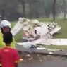 Pesawat Kecil Jatuh Hantam Bangunan, Tiga Orang Tewas