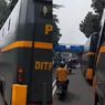 Jalan Menuju Monas Macet Parah, Dipenuhi Bus Polisi