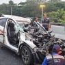 Kecelakaan di Jalan Layang Tol JORR Pondok Indah Arah Simatupang, 1 Mobil Ringsek Parah