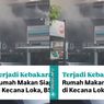 Warung Makan Kampung Kecil di Kencana Loka BSD Terbakar Hebat Pagi Ini