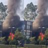 Kebakaran Mengerikan Hantam Bangunan di Pagedangan Tangerang Pagi Ini