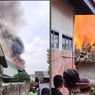 Kebakaran Rumah-rumah di Cihampelas Bandung Bikin Panik Warga