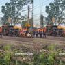 VIDEO: Truk Box Dihantam Kereta Pagi Ini di Tangerang