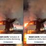 Mobil Listrik Terbakar di Jalan Soekarno Hatta Bandung