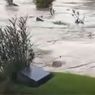 Makam di TPU Jatisari Bekasi Terendam Banjir