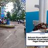 Duh! Siswa SMP Negeri 34 Padang Tak Bisa Masuk, Pagar Sekolah Disegel Warga