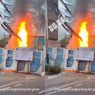 Gardu Listrik Terbakar di Pesanggrahan arah Srengseng