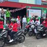 Rayakan HUT ke-80 RI, Ribuan Driver Gojek Konvoi ke Jalan